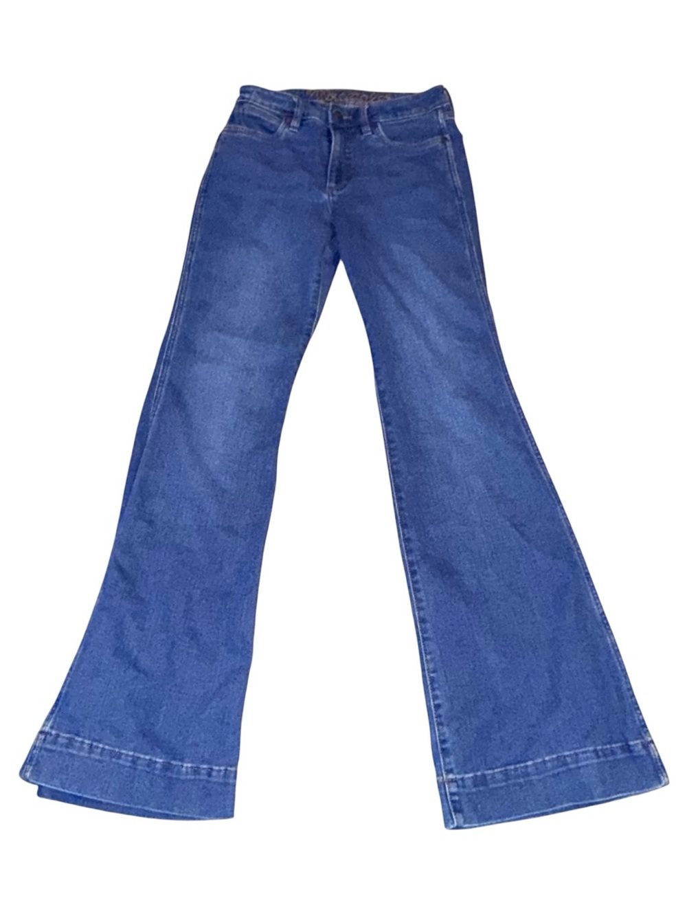 Classic High-Waist Flare Jeans - Blue